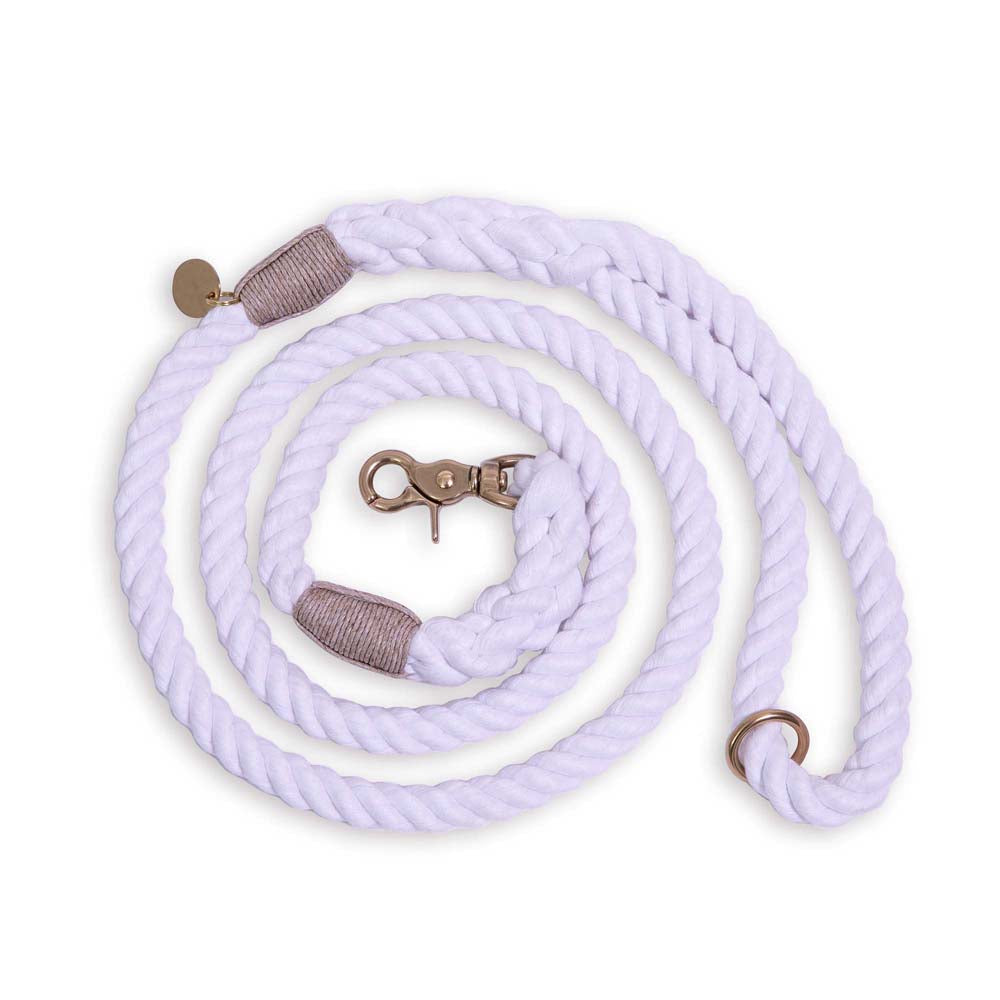 White Rope Dog Leash
