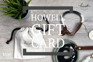 Howell Gift Card | Dog Birthday Gift Card